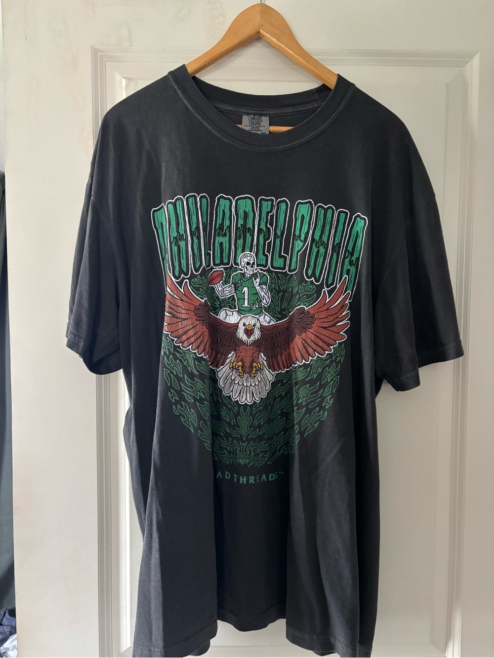 Philadelphia Eagles Deadthreads Comfort Colors Shirt - Jalen Hurts